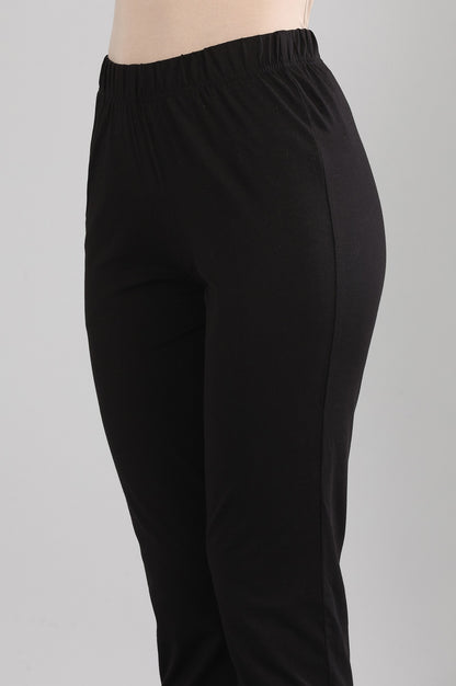 Black Jersey Pants