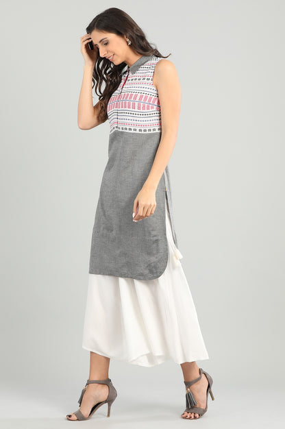 White Solid Culottes