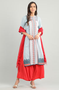 Red Solid Palazzos