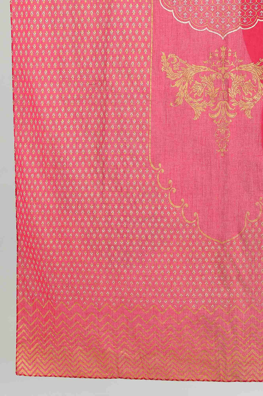 Pink Printed Dupatta