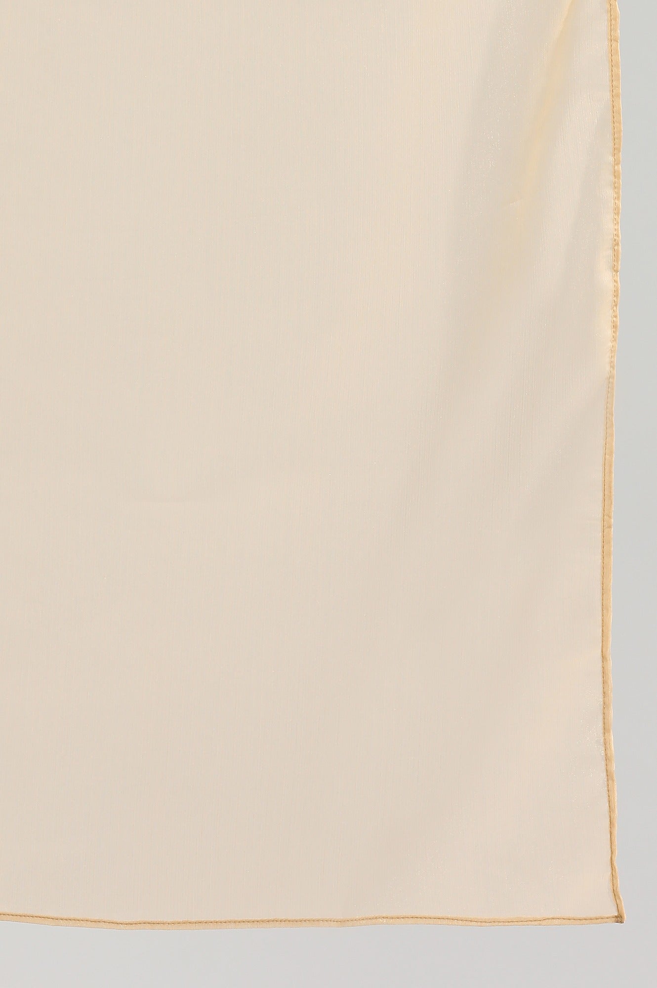 Gold Solid Ethnic Printed Woven Dupatta