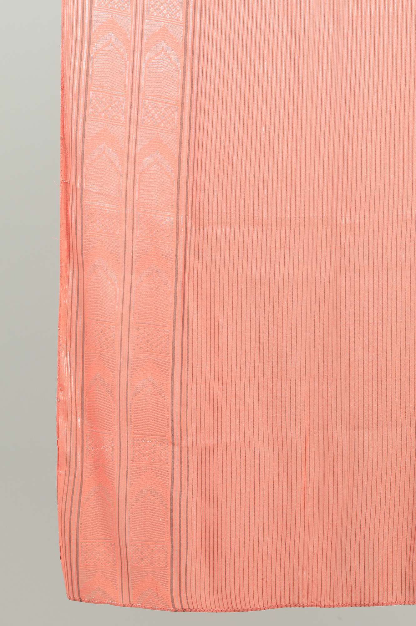 Orange Yarn-dyed Dupatta