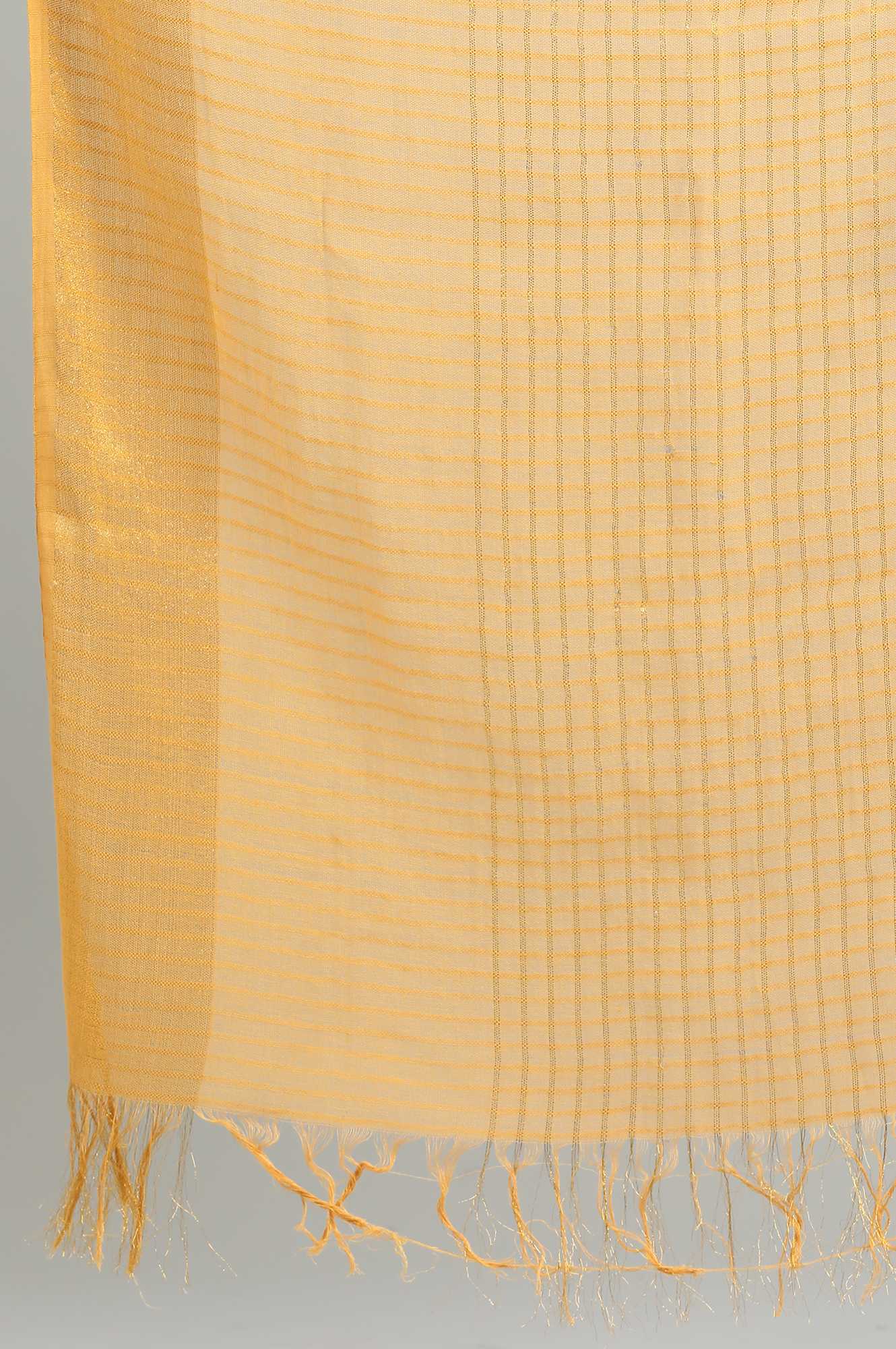 Gold Yarn-dyed Dupatta