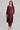 Wine Round Neck Layered Winter kurta