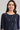 Blue Round Neck Winter kurta