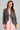 Black Shawl Neck Yarn-dyed Gillet