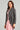 Black Shawl Neck Yarn-dyed Gillet