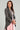 Black Shawl Neck Yarn-dyed Gillet