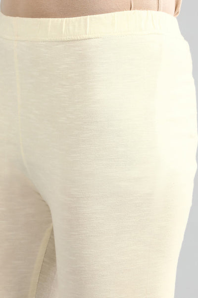 Off-White Yarn-dyed Winter Tights