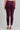 Wine Yarn-dyed Winter Tights