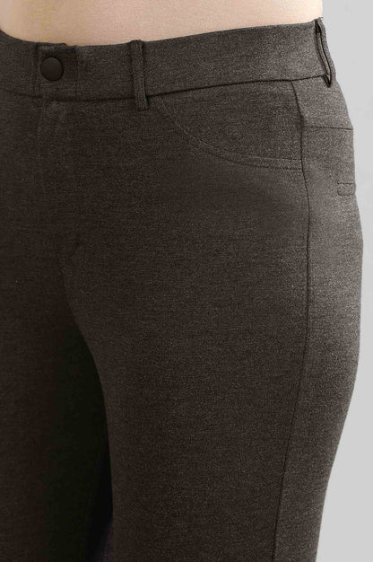 Grey Yarn-dyed Winter Trousers