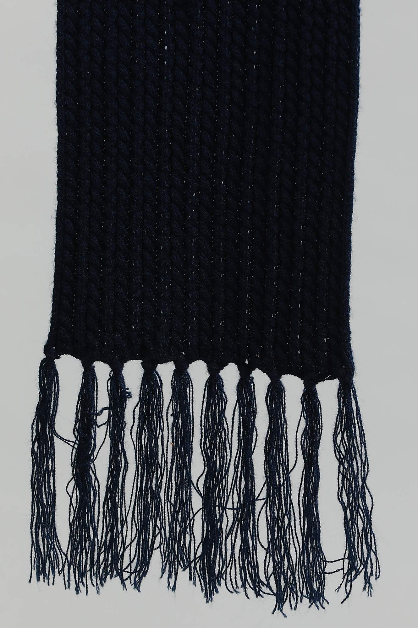 Blue Yarn-dyed Muffler