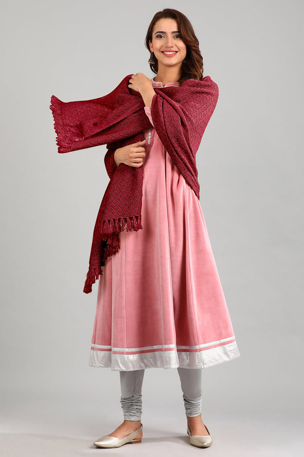 Red Woollen Shawl