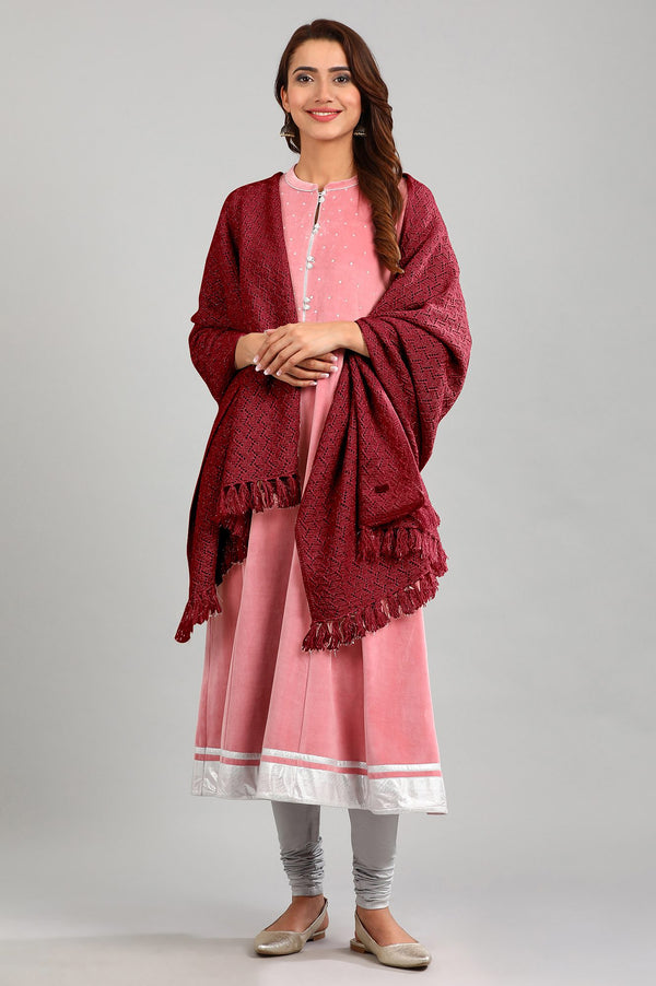 Red Woollen Shawl