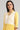 Yellow Shawl Collar Flared kurta