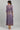 Purple Round Neck Printed kurta