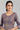 Purple Round Neck Printed kurta