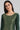 Green Round Neck Printed kurta