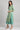 Green Round Neck Printed kurta