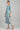 Sea Blue Ethnic Straight kurta in Round neck