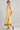Yellow Round Neck Printed kurta