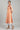 Peach Round Neck Printed kurta