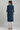 Blue Mandarin Neck Printed kurta