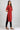 Red Collar Neck Checked kurta