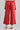 Red Solid Palazzos
