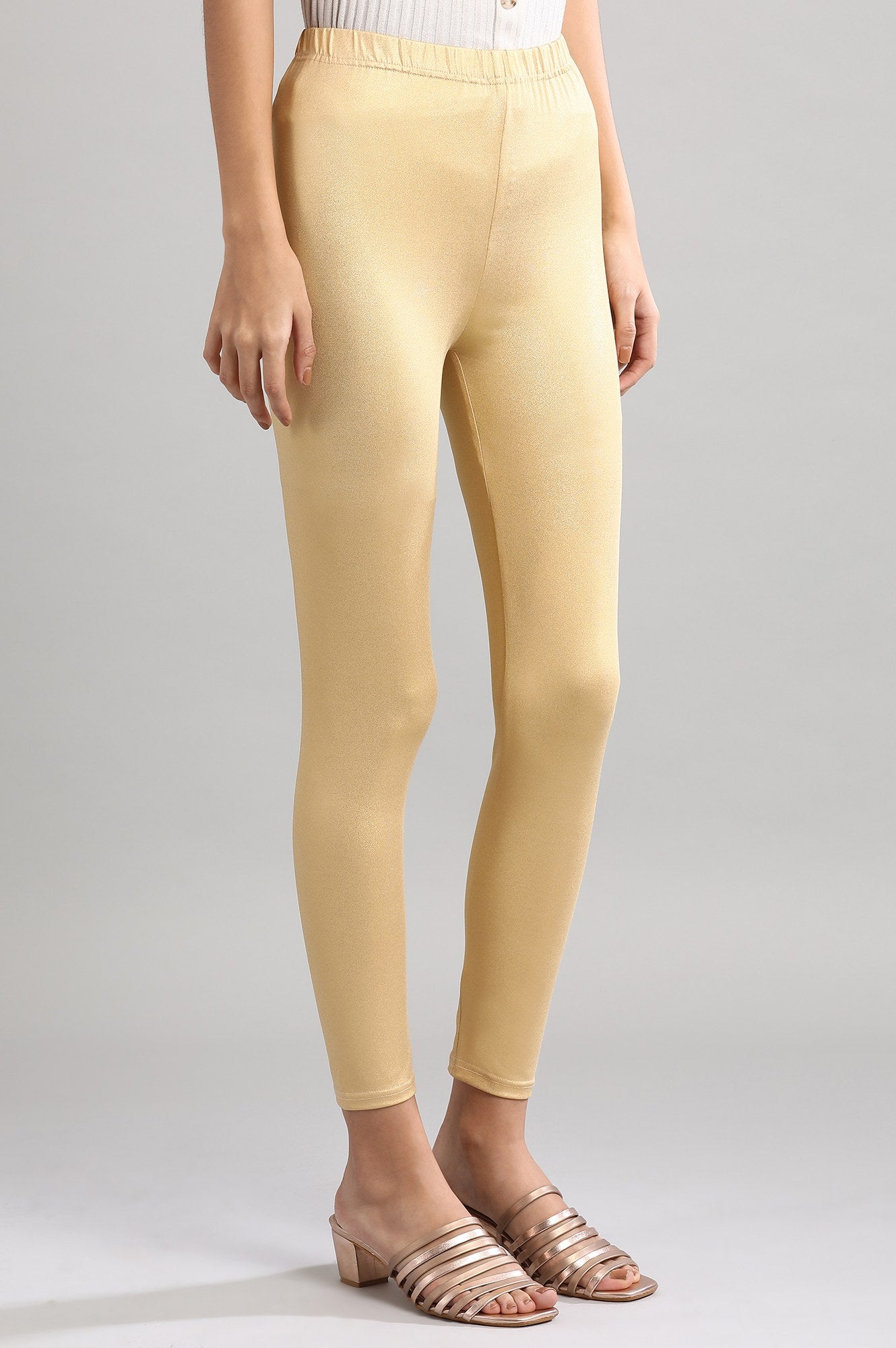 Gold Knitted Tights