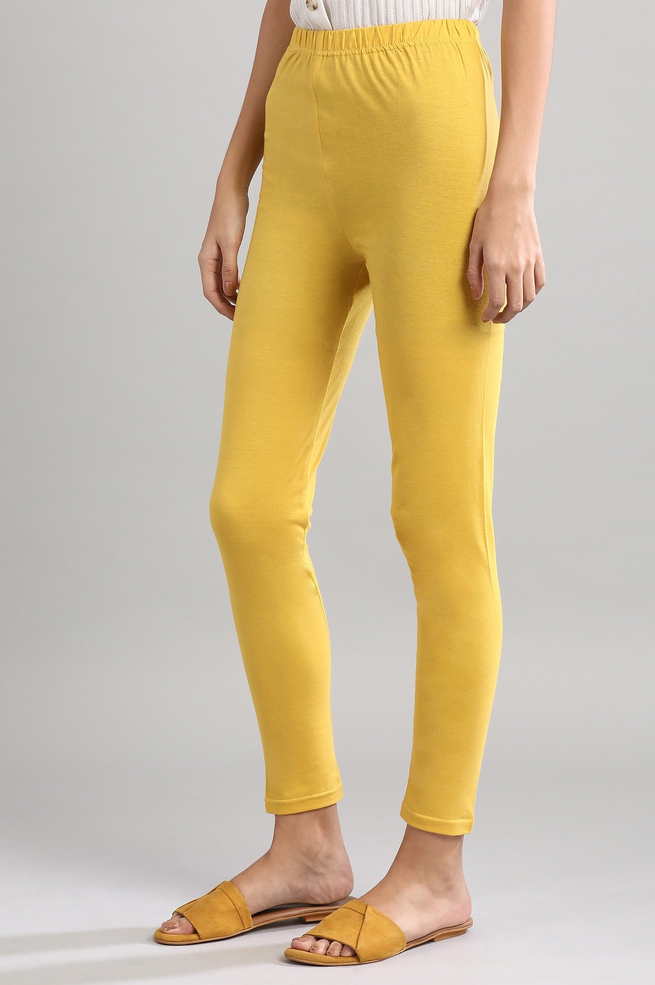 Yellow Knitted Tights