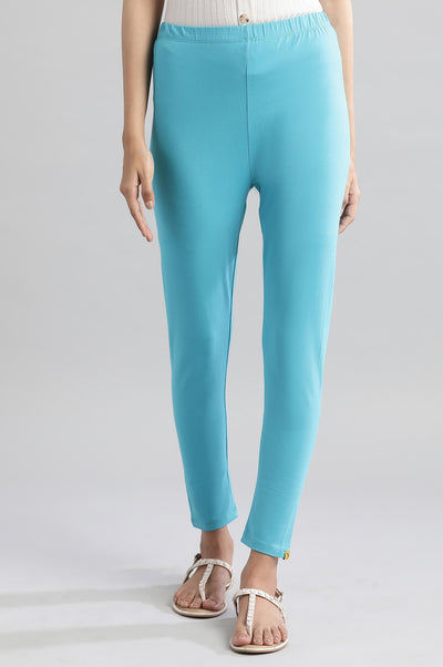 Blue Knitted Tights