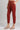 Red Solid Trousers