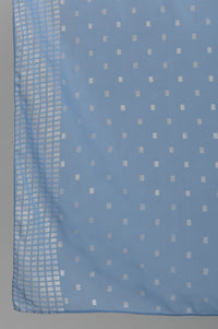 Blue Printed Dupatta