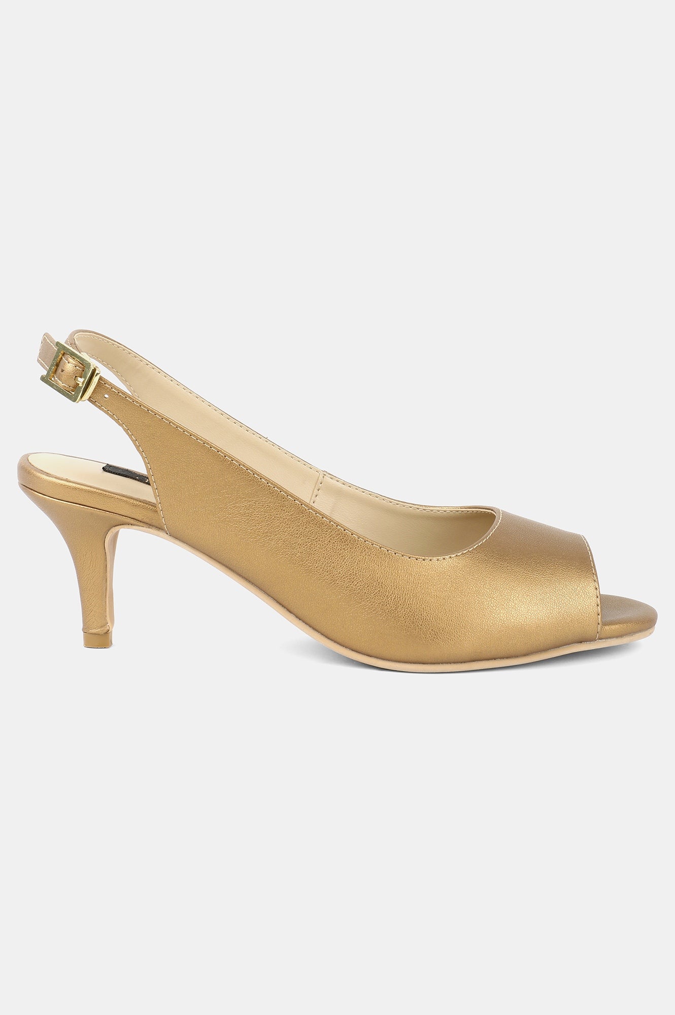 Aurelia Round Toe Mettalic Stiletto-ZClara