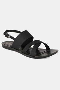Black Almond Toe Solid Flat - ZCourtney