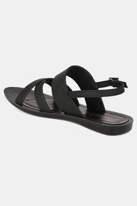 Black Almond Toe Solid Flat - ZCourtney