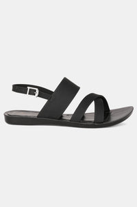 Black Almond Toe Solid Flat - ZCourtney