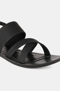 Black Almond Toe Solid Flat - ZCourtney