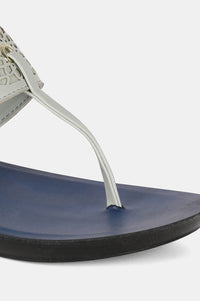 Pastel Green Almond Toe Laser Cut Wedge - ZCynthia