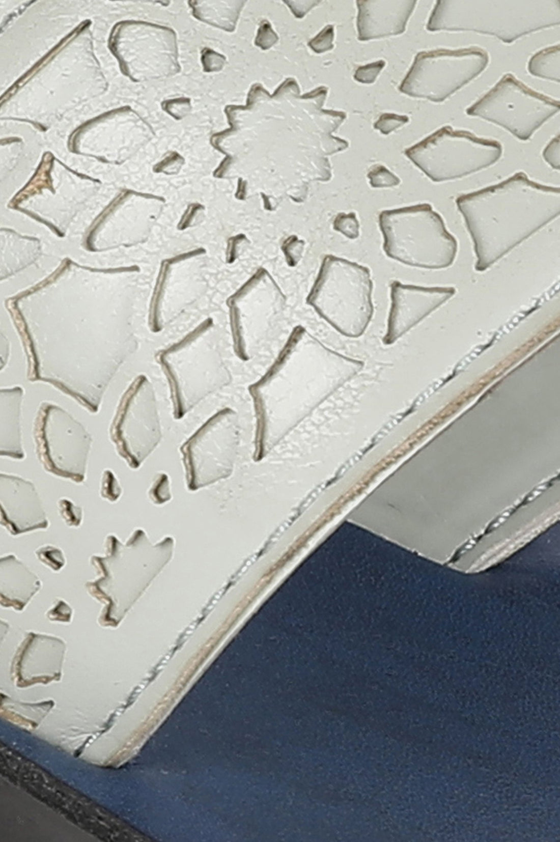 Pastel Green Almond Toe Laser Cut Wedge - ZCynthia