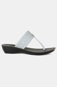 Aurelia Sky Blue Laser Cut Almond Toe Wedge-Zcynthia