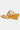 Mustard Almond Toe Embroidery Wedge-ZJanet