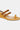 Mustard Almond Toe Embroidery Wedge-ZJanet