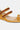 Mustard Almond Toe Embroidery Wedge-ZJanet