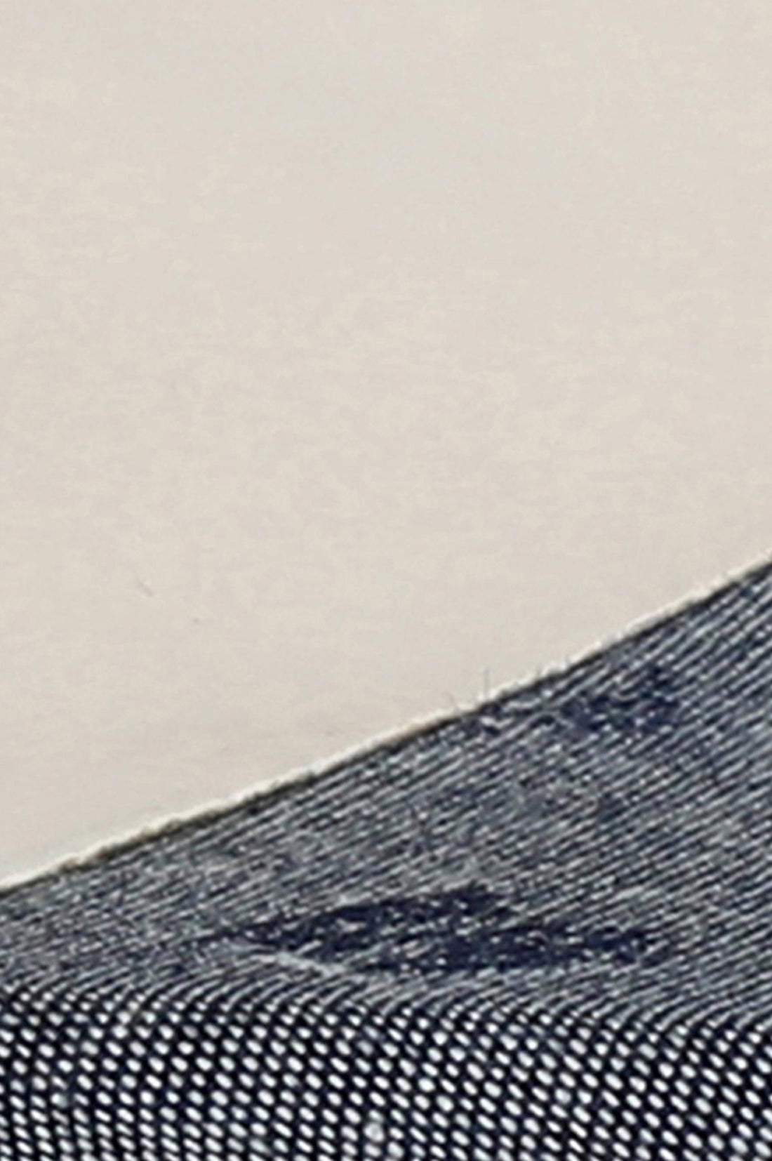 Denim Blue Almond Toe Floral Print Wedge-ZJanet