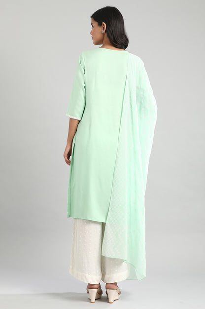 Green kurta Set