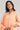 Peach-Coloured Embroidery kurta Set
