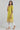 Yellow Square Neck Printed kurta