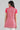 Red Mandarin Collar Printed kurta